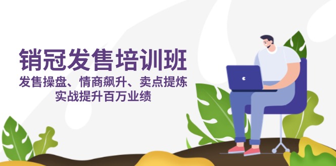 销冠 发售培训班：发售 操盘+情商 飙升+卖点 提炼，实战提升百万业绩-创学资源站
