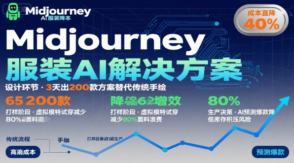 AI在服装领域的运用，使用midjourney做服装辅助企业降低成本-创学资源站