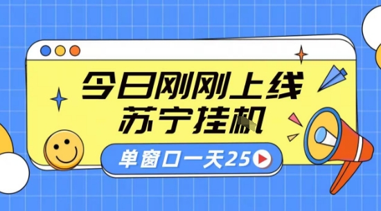 苏宁全自动采集挂G项目 稳定可批量 单窗口收益30+ 附教程【揭秘】-创学资源站