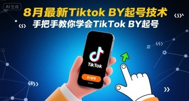 8月最新Tiktok搬运起号技术,手把手教你学会TikTok搬运起号-创学资源站
