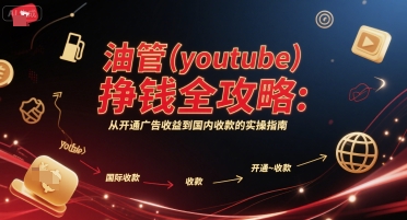 油管(youtube)挣钱全攻略:从开通广告收益到国内收款的实操指南(更新)-创学资源站
