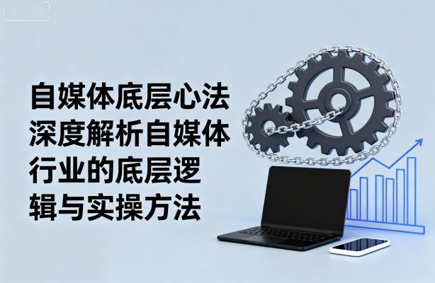 自媒体底层心法，深度解析自媒体行业的底层逻辑与实操方法-创学资源站