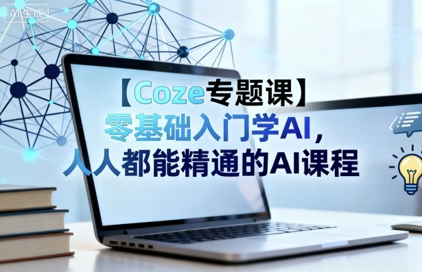 【Coze专题课】零基础入门学AI,人人都能精通的AI课程-创学资源站