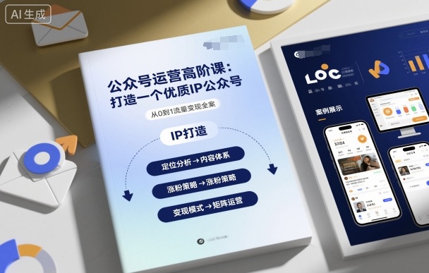 公众号运营高阶课，打造一个优质IP公众号-创学资源站