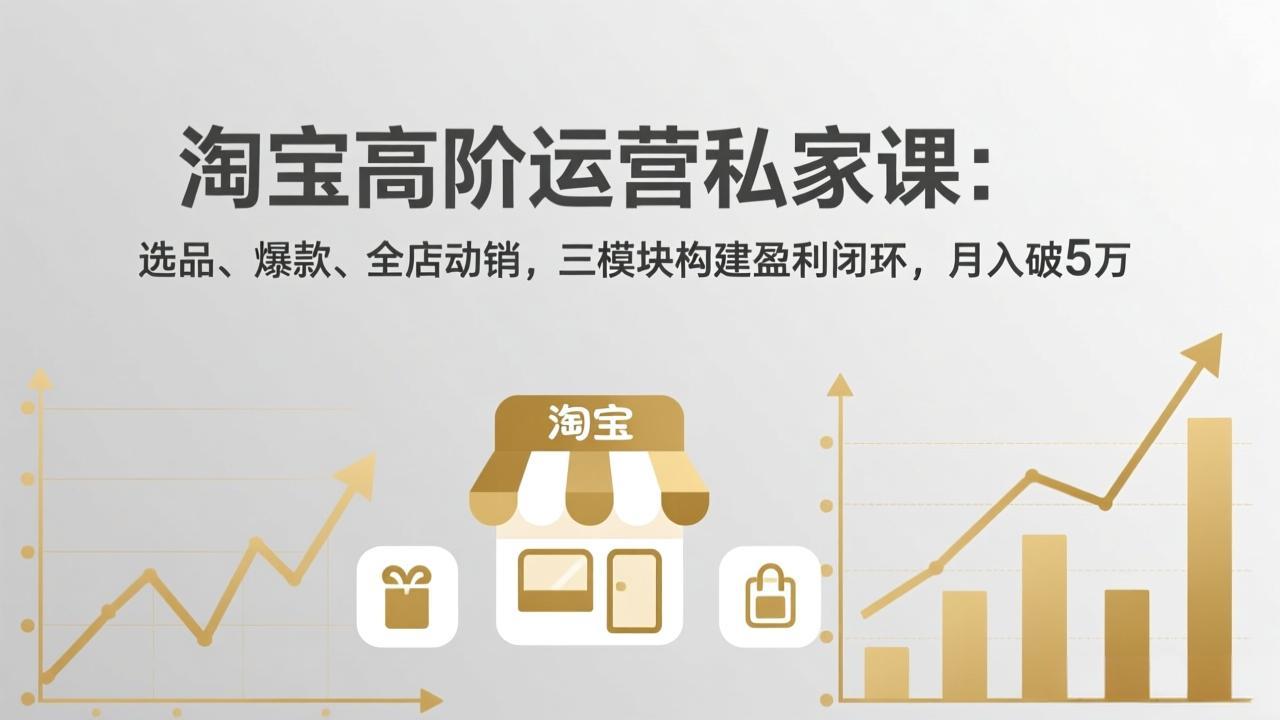 淘宝高阶运营私家课(更新26年4月-创学资源站