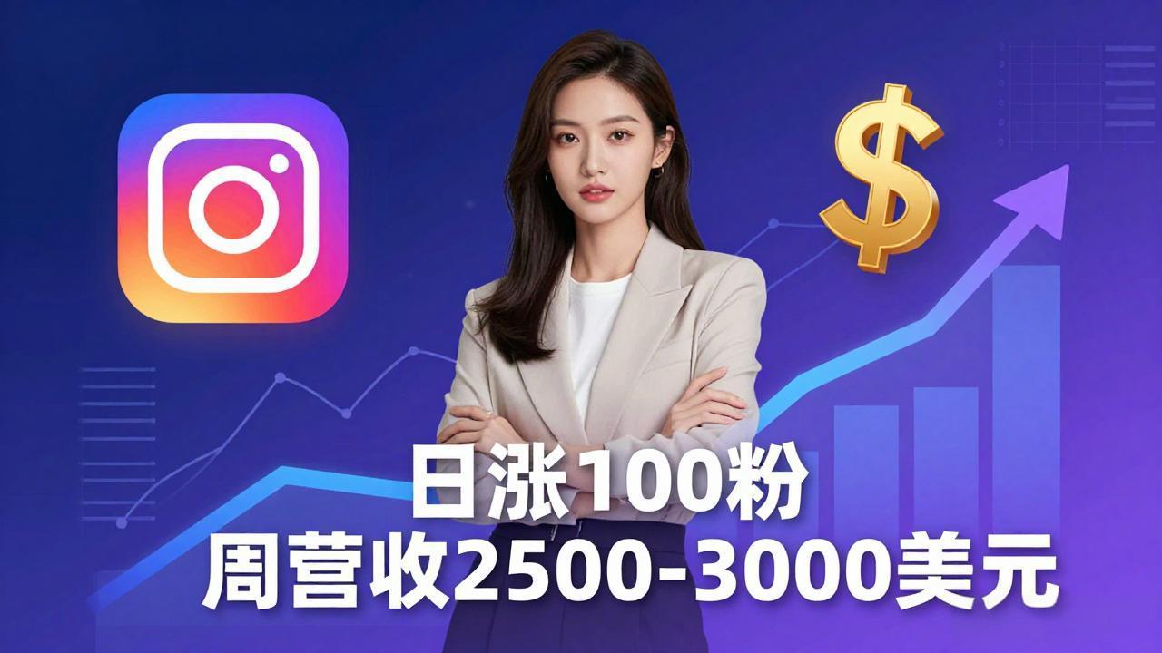 想做数字产品？Sheri亲授：日涨100粉、每周2500至3000美元的营收，Instagram躺着赚-创学资源站