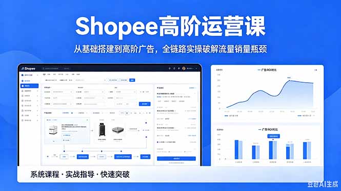 Shopee高阶运营课-2026年5月更新，从基础搭建到高阶广告，全链路实操破解流量销量瓶颈-创学资源站