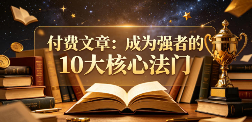 付费文章：成为强者的10大核心法门-创学资源站