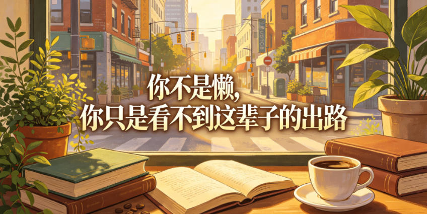付费文章：你不是懒，你只是看不到这辈子的出路-创学资源站