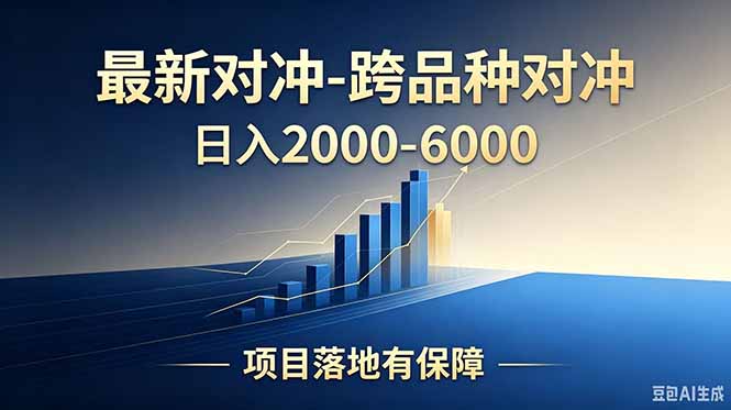 跨品种对冲震撼首发！日收益2000-6000+，项目绿色长久，安全稳健，合规靠谱，可批量放大-创学资源站