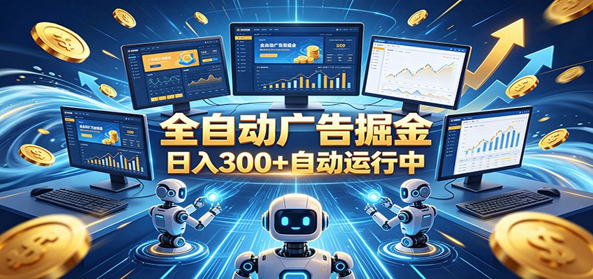 自动广告G机，日入300+，正规平台，广告浏览获益，时间自由，适合各类人群日常增收-创学资源站