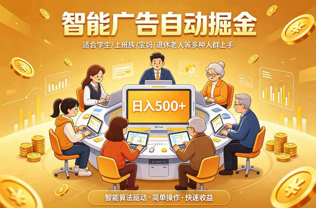 2026年最好做的项目：自动掘金项目，小白轻易上手，单日轻松收入500+【揭秘】-创学资源站