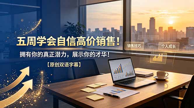 五周学会自信高价销售！拥有你的真正潜力，展示你的才华！【原创双语字幕】-创学资源站