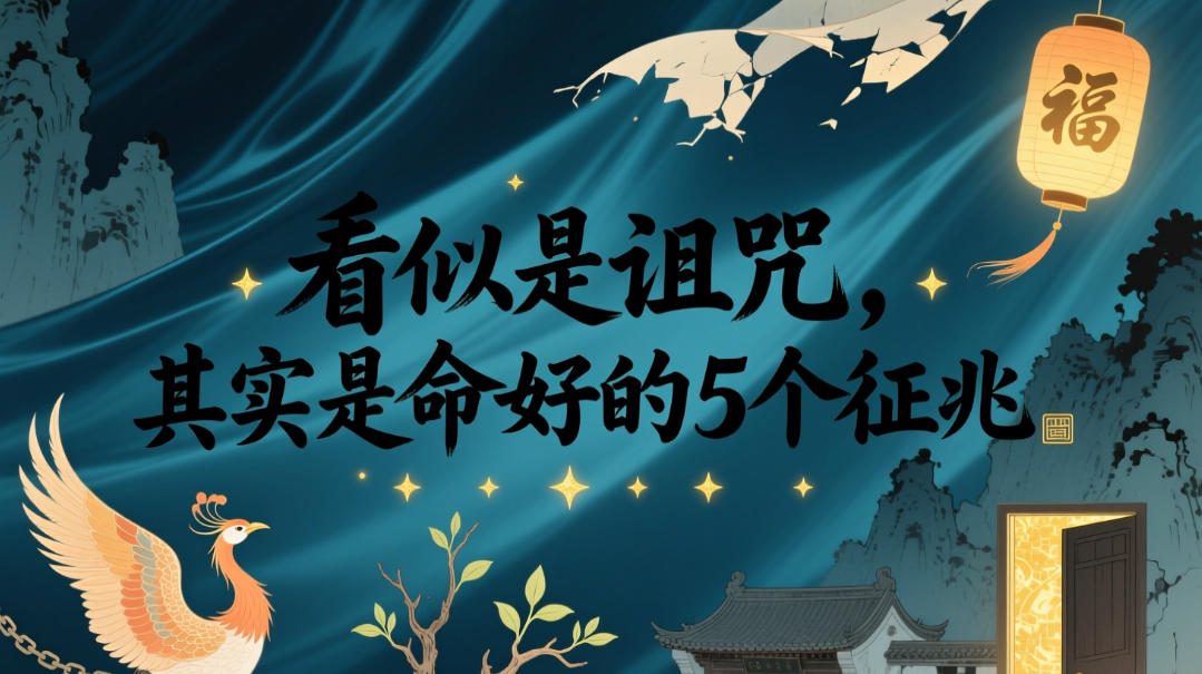 付费文章：看似是诅咒，其实是命好的5个征兆-创学资源站