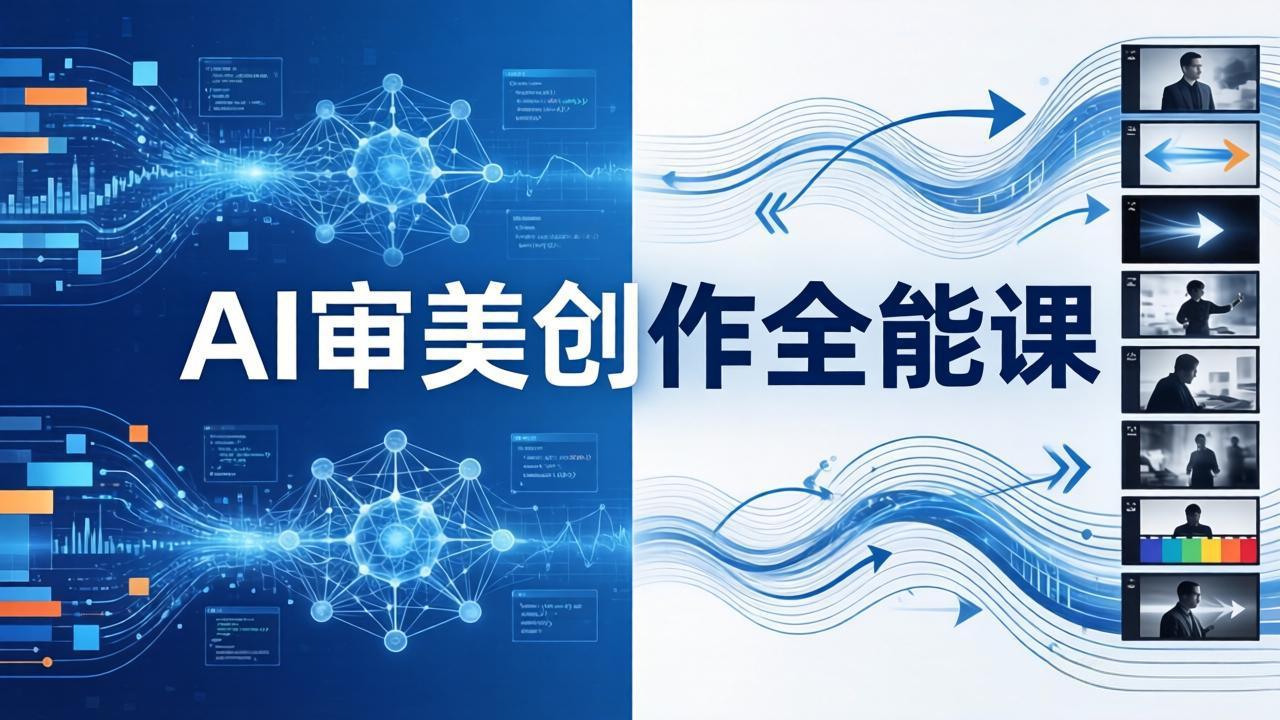 AI审美创作全能课-更新0706:MJ+Seedance+模型训练+影视分镜+编剧,一站式掌握AI艺术创作-创学资源站