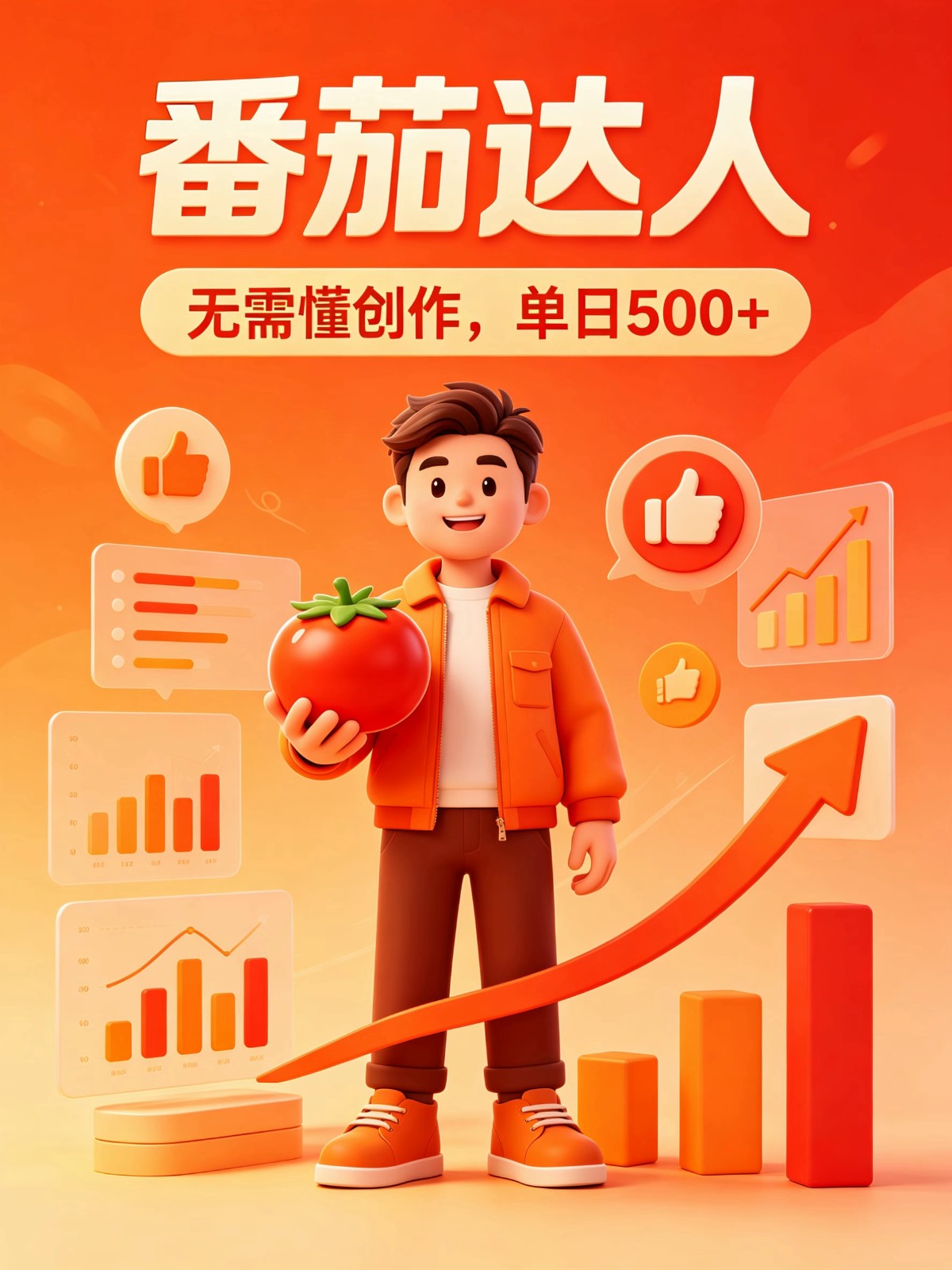 番茄小说达人全自动变现，普通人轻松日入500+-创学资源站