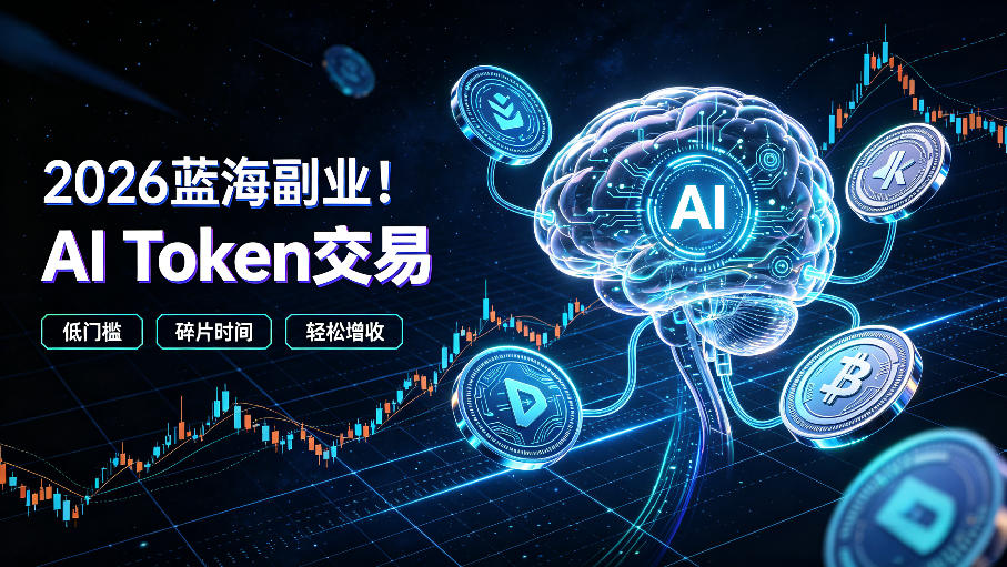 2026全新风口副业｜AI智能Token交易，空闲时间轻松 賺 收益，无需全天盯盘【揭秘】-创学资源站
