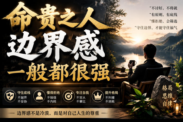 付费文章：命贵之人，边界感一般都很强-创学资源站