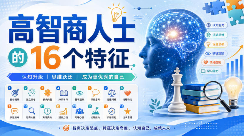 付费文章:高智商人士的16个特征-创学资源站