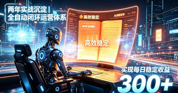 两年实战沉淀|全自动闭环运营体系,实现每日稳定收益300+【揭秘】-创学资源站