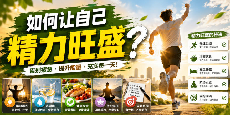 付费文章：如何让自己精力旺盛？-创学资源站