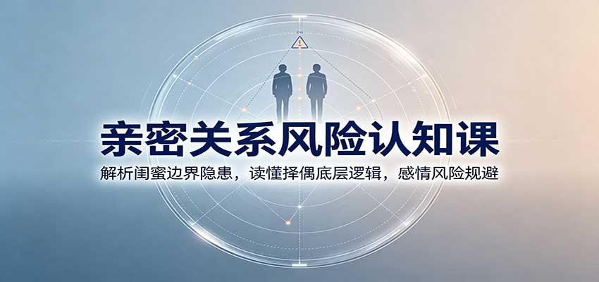 亲密关系风险认知课:解析闺蜜边界隐患,读懂择偶底层逻辑,感情风险规避-创学资源站