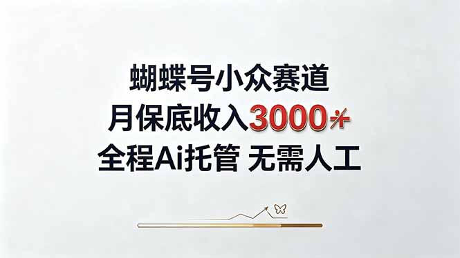 视频号小众领域，月收入3000+， 全程Ai托管操作  新人2天学会！-创学资源站