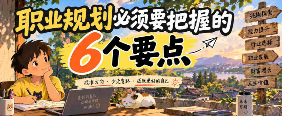 付费文章:职业规划必须要把握的6个要点-创学资源站