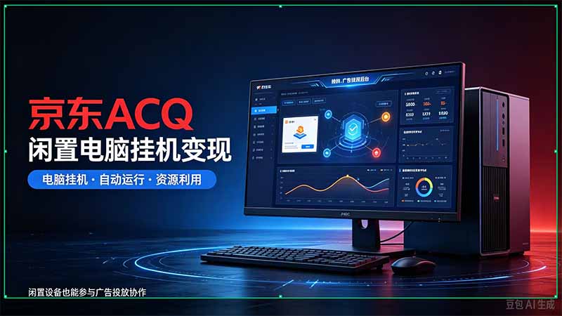 京东ACQ是什么？闲置电脑挂机采集项目拆解-创学资源站