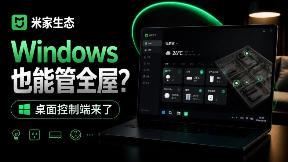 Windows电脑也能管全屋？这下真省心，米家生态桌面控制端来了，Github最新开源，MiHome-Windows-创学资源站